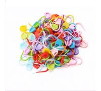 ATATMOUNT 100 Pezzi Colorati segnapunti a Maglia Uncinetto Strumento di bloccaggio Titolare Anello Artigianale