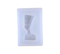 ATATMOUNT Stampo in Silicone per Ritratto di Testa di Faraone Egiziano Stampo per Ciondolo Artigianale Fai-da-Te Stampo per Fondente in Resina epossidica UV