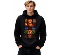 Ataviko Felpa con Cappuccio Henry, Vecna, 1 Sottosopra Stranger. Sweat Hoodie Essentials con Tasca e Grafica Ispirata a Serie Uomo/Donna (IT, Testo, S, Regular, Regular, Grafica Bianco/Nera)