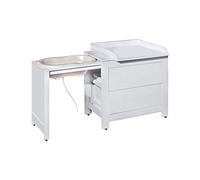 ATB - Mobile fasciatoio 3 in 1 per bambini, con vasca e tubo, colore: Bianco