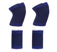 ATBUSS 1 paio di ginocchiere, 1 paio di pastiglie da polso, ginocchiere retrattili, sportive morbide, per proteggere la tua salute sportiva, è un must per lo sport e il fitness.