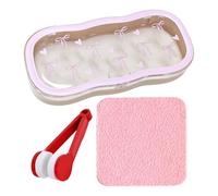 ATBUSS 1 Set di Custodie per Occhiali, Scatola Portaoggetti per Occhiali, Panno per La Pulizia dello Specchio, Set Carino E Carino, Strumento Portatile per Riporre Gli Occhiali.