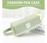 ATBUSS 2 Astucci E 2 Fibbie Per Appendere Fiori, Borsa Per Cancelleria A Doppio Strato Di Grande Capacità, Astuccio In Tessuto Oxford, Adatto Per Riporre Matite, Penne E Righelli.