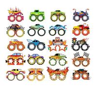 ATBUSS 20 Pezzi Di Occhiali, Specchi Di Carta Hip Hop Alla Moda, Accessori Per Occhi Per Feste A Tema, Oggetti Di Scena Per Foto Di Viaggio, Materiali Per La Fotografia Di Strada.