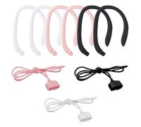 ATBUSS 3 Cordino Magnetico per Auricolari E 3 Paia di Ganci per Le Orecchie, Cordino per Auricolari Wireless, Supporto per Auricolari, Adatto per Sport all'Aria Aperta, Rosa.