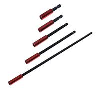 ATBUSS 5 Pezzi di Esagono Magnetico Socket Extender, Drill Bit Strumento di Estensione Asta, Esagono Incassato Drill Bit Set, Adatto per Cacciaviti, Punte da Trapano, Chiavi A Percussione.