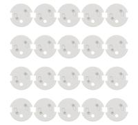 ATBUSS Coperture per Prese Rotanti Francesi da 20 Pezzi, Coperture Protettive per Prese per Bambini, Coperture Protettive per Prese Domestiche, Coperture Protettive per Prese Elettriche.