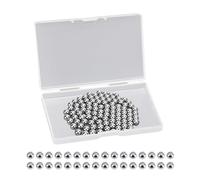 ATBUSS Set di colori acrilici con scatola, 100 sfere per miscelatori di colori in acciaio inox, 5,5 mm