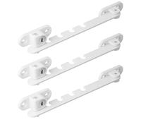 ATBUSS Staffe Antivento da 3 Pezzi, Limitatori di Finestre Regolabili, Supporti di Ventilazione per Finestre Senza Fori, Dispositivi di Protezione per Finestre A Prova di Bambino.