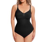 Atbuty Body da donna modellante modellante modellante per il controllo della pancia, Body Nero Perizoma, XX-Large