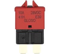 ATC Fusibile for lama interruttore a circuito DC28V 5A / 10A 15A 20A 25A 30A Adattatore di backup ripristino manuale for automobilisti marittimi(10A)