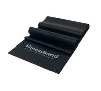 ATC Handels GmbH Fascia per fitness, 1,5 m, 2,5 m, 5,5 m e 25 m x 15,5 cm, in 6 diversi spessori, per ginnastica, allenamento, sport, allenamento della forza e yoga, 5,5 m, colore nero