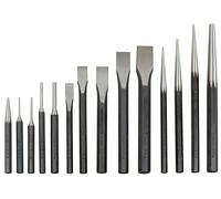 ATD Tools 714 - Set di punzoni e scalpelli, 14 pezzi, 1 confezione