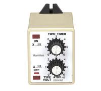 ATDV-N Timer doppio regolabile 6S 60S ON Off Relè timer meccanico 220VAC Scheda relè funziona con base for piscina