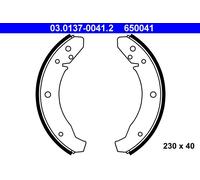 ATE 03.0137-0041.2 Kit ganasce freno per PORSCHE,VW