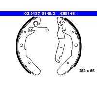 ATE 03.0137-0148.2 Kit ganasce freno per VW