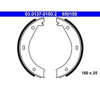ATE 03.0137-0150.2 Kit ganasce, Freno stazionamento per BMW