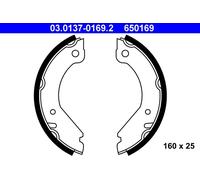 ATE 03.0137-0169.2 Kit ganasce, Freno stazionamento per VOLVO