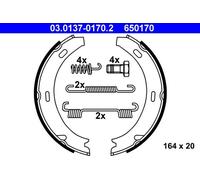 ATE 03.0137-0170.2 kit ganasce freno stazionamento