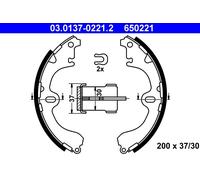ATE 03.0137-0221.2 Kit ganasce freno per TOYOTA