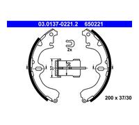 ATE 03.0137-0221.2 - Kit ganasce freno asse posteriore 650221