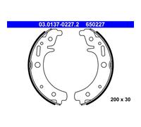 ATE Kit ganasce freno compatibile con TRABANT 03.0137-0227.2