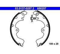 ATE 03.0137-0257.2 Kit ganasce freno per TOYOTA