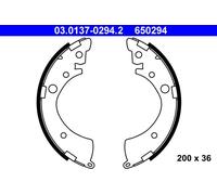 ATE 03.0137-0294.2 Kit ganasce freno per HONDA