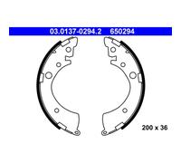 Set di ganasce freno ATE 03.0137-0294.2
