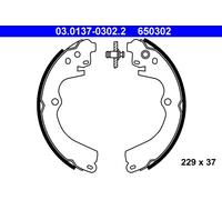 ATE 03.0137-0302.2 Kit ganasce freno per SUBARU