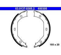 ATE 03.0137-0305.2 Kit ganasce, Freno stazionamento per BMW