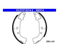 ATE 03.0137-0314.2 Kit ganasce freno posteriore per Expert JUMPY Scudo Evasion U