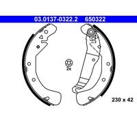 Ate Kit Ganasce Freno 03.0137-0322.2