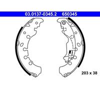 ATE 03.0137-0345.2 Kit ganasce freno per FIAT