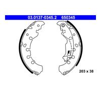 Ganasce freno 03.0137-0345.2 ATE per FIAT BRAVA BRAVO I MAREA MAREA Weekend
