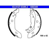 ATE 03.0137-0349.2 Kit ganasce freno per MERCEDES-BENZ