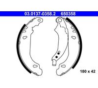 ATE 03.0137-0358.2 Kit ganasce freno per DACIA,RENAULT