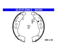 Set di ganasce freno ATE 03.0137-0364.2