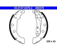 ATE 03.0137-0370.2 Kit ganasce freno per CITROËN,PEUGEOT