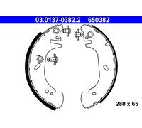 ATE 03.0137-0382.2 Kit ganasce freno per OPEL,RENAULT,VAUXHALL