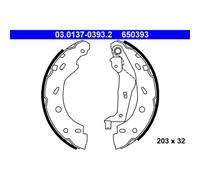 ATE 03.0137-0393.2 Kit ganasce freno posteriore per Fortwo City-Coupe Cabrio Roa