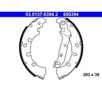 ATE 03.0137-0394.2 Kit ganasce freno per FORD,MAZDA