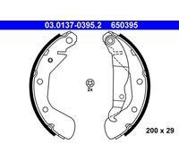ATE 03.0137-0395.2 Kit ganasce freno per OPEL,VAUXHALL