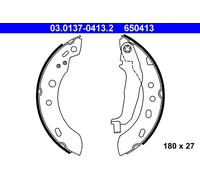 ATE 03.0137-0413.2 Kit ganasce freno per NISSAN