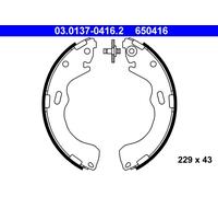 ATE 03.0137-0416.2 Kit ganasce freno per FORD,MAZDA