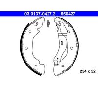 ATE 03.0137-0427.2 Kit ganasce freno per FORD