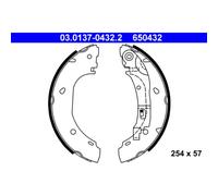 ATE Kit ganasce freno per CITROËN FIAT PEUGEOT PIAGGIO 03.0137-0432.2