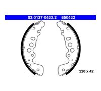 ATE 03.0137-0433.2 Kit ganasce freno posteriore per