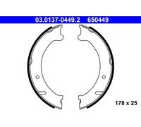 ATE 03.0137-0449.2 kit ganasce freno stazionamento
