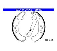 ATE 03.0137-0467.2 Kit ganasce freno posteriore per Ford Focus